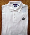 White Textured Premium Jacquard Polo
